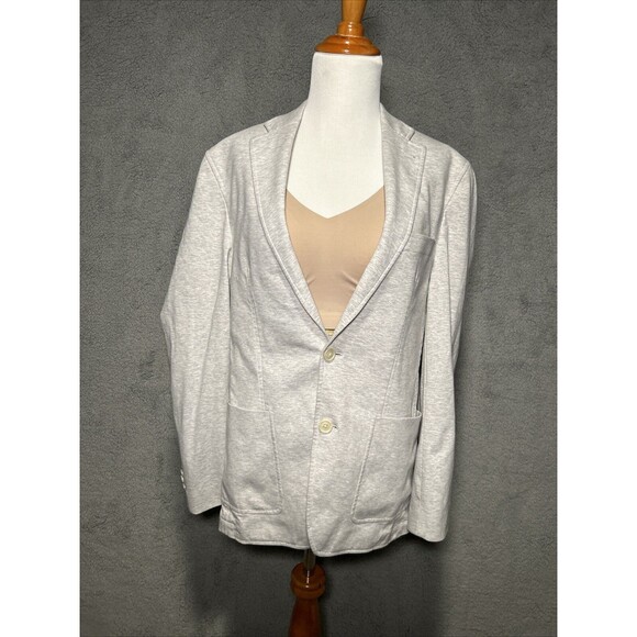 Crosby & Howard Casual Blazer Men’s Medium Heather Gray Unstructured - Picture 1 of 9